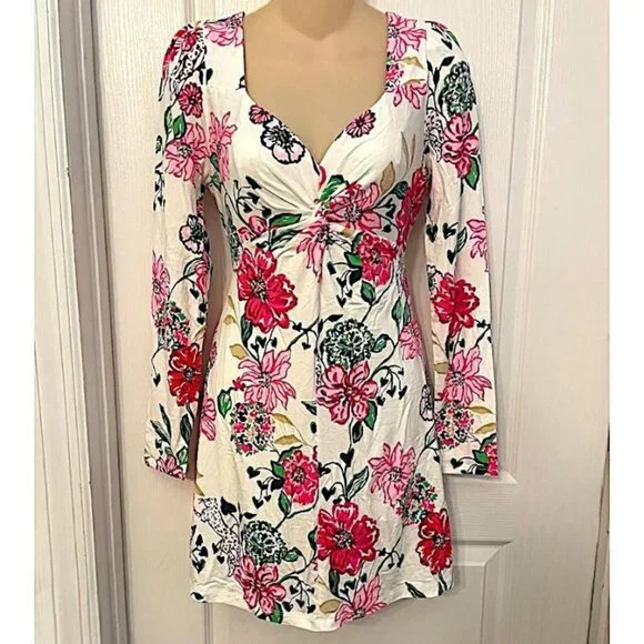 Lilly Pulitzer Anne Skirted Romper in Coconut Safari Sanctuary NWT - Size Medium - Picture 7 of 8